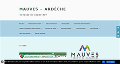 Desktop Screenshot of mauves-ardeche.fr