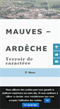 Mobile Screenshot of mauves-ardeche.fr